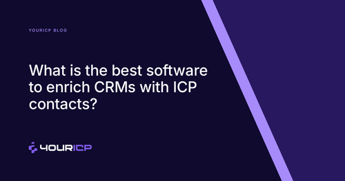 What is the best software to enrich CRMs with ICP contacts?
